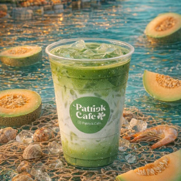 آیس ماچا لاته طالبی