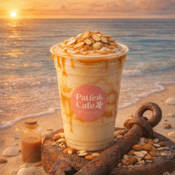 شیک کارامل بادام