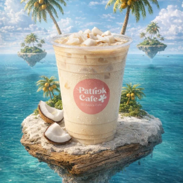 آیس لاته نارگیل