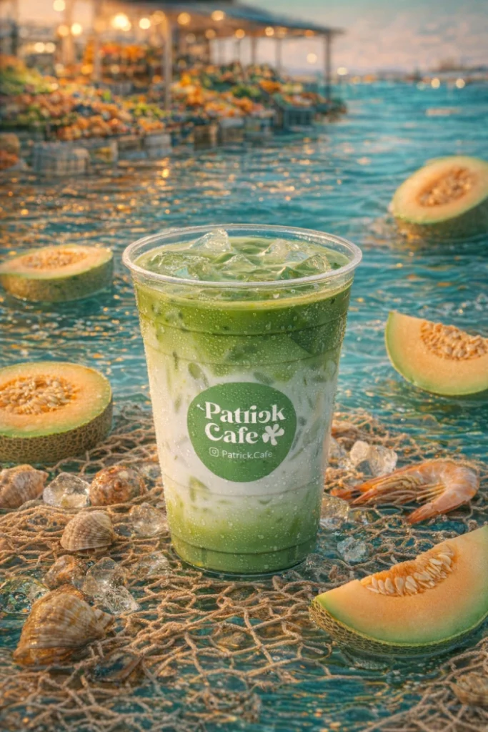 آیس ماچا لاته طالبی