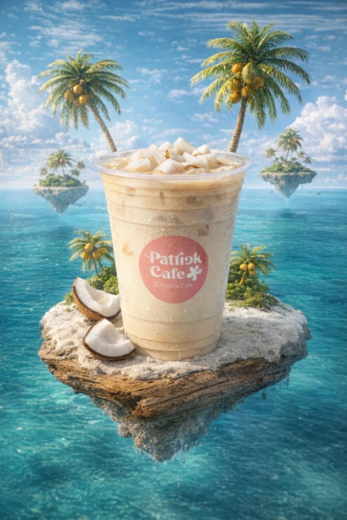 آیس لاته نارگیل